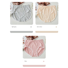 Load image into Gallery viewer, Women's Plus Size Underwear Pure Cotton Crotch Sexy Shorts High Waist Bow Seamless Lace Briefs Triangular Breathable Female Panties Underpants
