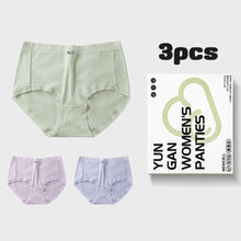 Load image into Gallery viewer, 3pcs Gift Box Packing Middle Waist Modal Women Underwear Breathable Mulberry Silk Panties Bacteriostatic briefs For Ladies Comfortable Female underpants Innerwear
