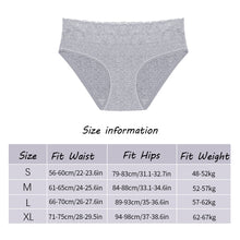 Load image into Gallery viewer, Low Waist Women Panties Cotton Lace Bikini Sexy Girl underwear Plus Size Briefs High Quality Female Comfortable Underpants S-XL
