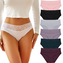 Load image into Gallery viewer, Low Waist Women Panties Cotton Lace Bikini Sexy Girl underwear Plus Size Briefs High Quality Female Comfortable Underpants S-XL
