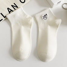 Load image into Gallery viewer, New Style Black &amp; White Design Girls Cute Socks Women Cartoon Fashion Harajuku Short Breathable Sweat Absorption Soft Sock
