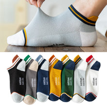 Load image into Gallery viewer, Men Boy Cotton Socks Sports Athletic Mesh Socks Casual Fashion Comfortable Short Breathable Sweat Absorption Soft Ankle Stocking Socks
