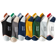 Load image into Gallery viewer, Men Boy Cotton Socks Sports Athletic Mesh Socks Casual Fashion Comfortable Short Breathable Sweat Absorption Soft Ankle Stocking Socks

