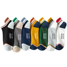 Load image into Gallery viewer, Men Boy Cotton Socks Sports Athletic Mesh Socks Casual Fashion Comfortable Short Breathable Sweat Absorption Soft Ankle Stocking Socks
