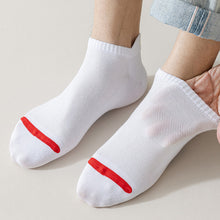 Load image into Gallery viewer, Men Bright Color Devil's Eye Cotton Ankle Socks Athletic Casual Solid Comfortable Breathable Sweat Absorption Sock Street Fashion Sport Travel Running Socks
