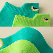 Load image into Gallery viewer, Men Bright Color Devil's Eye Cotton Ankle Socks Athletic Casual Solid Comfortable Breathable Sweat Absorption Sock Street Fashion Sport Travel Running Socks
