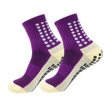 Load image into Gallery viewer, Anti Slip Sock Football Soccer Socks Badminton Basketball Silicone Sport Thick Socks Men Running Wearable Sock Men Women Yoga Trampoline Socks
