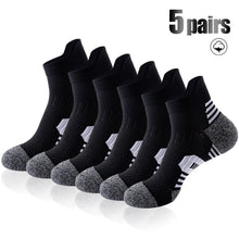 Load image into Gallery viewer, 5 Pairs New Spring Men's Socks AnkleThick Knit Professional Sports Sock Outdoor Fitness Breathable Quick Dry Wear-resistant Short Running Sock
