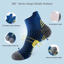Load image into Gallery viewer, 5 Pairs New Spring Men's Socks AnkleThick Knit Professional Sports Sock Outdoor Fitness Breathable Quick Dry Wear-resistant Short Running Sock
