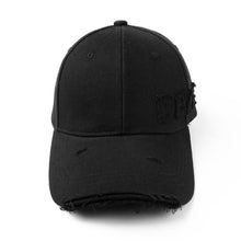 Load image into Gallery viewer, High-quality Adjustable Hat Casual Outdoor Plain Baseball Unisex Cap Men Hole Damage Style Letter Hard-top Street Trend Cool Cap Sun Hat Peaked Cap
