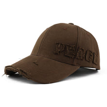 Load image into Gallery viewer, High-quality Adjustable Hat Casual Outdoor Plain Baseball Unisex Cap Men Hole Damage Style Letter Hard-top Street Trend Cool Cap Sun Hat Peaked Cap
