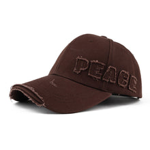 Load image into Gallery viewer, High-quality Adjustable Hat Casual Outdoor Plain Baseball Unisex Cap Men Hole Damage Style Letter Hard-top Street Trend Cool Cap Sun Hat Peaked Cap
