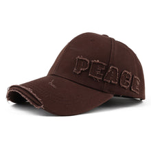 Load image into Gallery viewer, High-quality Adjustable Hat Casual Outdoor Plain Baseball Unisex Cap Men Hole Damage Style Letter Hard-top Street Trend Cool Cap Sun Hat Peaked Cap
