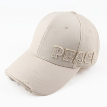 Load image into Gallery viewer, High-quality Adjustable Hat Casual Outdoor Plain Baseball Unisex Cap Men Hole Damage Style Letter Hard-top Street Trend Cool Cap Sun Hat Peaked Cap
