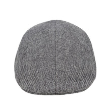 Load image into Gallery viewer, Men British Cotton Linen Beret Entleman Duckbill Breathable Caps Linen Hat Boy Linen Outdoor Street Hats Leisure Sports Sun Caps
