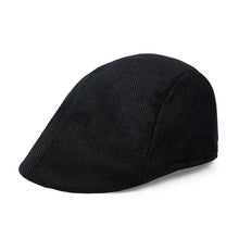 Load image into Gallery viewer, Men British Cotton Linen Beret Entleman Duckbill Breathable Caps Linen Hat Boy Linen Outdoor Street Hats Leisure Sports Sun Caps

