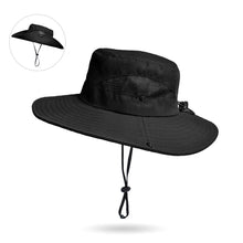Load image into Gallery viewer, New Sun Protection Wide Brim Fishing Hat Summer Breathable Mesh Camping Hiking Caps Anti-UV Sun Hat Mountaineering Caps Panama Hat for Women and Men
