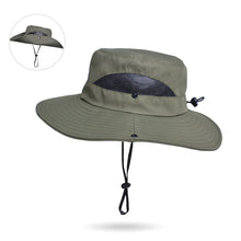 Load image into Gallery viewer, New Sun Protection Wide Brim Fishing Hat Summer Breathable Mesh Camping Hiking Caps Anti-UV Sun Hat Mountaineering Caps Panama Hat for Women and Men
