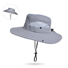 Load image into Gallery viewer, New Sun Protection Wide Brim Fishing Hat Summer Breathable Mesh Camping Hiking Caps Anti-UV Sun Hat Mountaineering Caps Panama Hat for Women and Men
