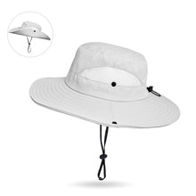 Load image into Gallery viewer, New Sun Protection Wide Brim Fishing Hat Summer Breathable Mesh Camping Hiking Caps Anti-UV Sun Hat Mountaineering Caps Panama Hat for Women and Men
