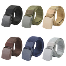 Load image into Gallery viewer, Automatic Buckle Nylon Belt Male Army Tactical Belt Mens Military Waist Canvas Belts Cummerbunds High Quality Strap
