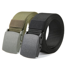 Load image into Gallery viewer, Automatic Buckle Nylon Belt Male Army Tactical Belt Mens Military Waist Canvas Belts Cummerbunds High Quality Strap
