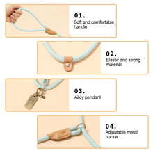 Load image into Gallery viewer, Durable Nylon Pet P Chain for Medium Large Dogs Slip Training Lead Puppy Big Dog Leash Collar Pug Traction Rope mascotas Leashes
