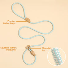 Load image into Gallery viewer, Durable Nylon Pet P Chain for Medium Large Dogs Slip Training Lead Puppy Big Dog Leash Collar Pug Traction Rope mascotas Leashes
