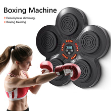 Load image into Gallery viewer, LED Lighted Smart Music Boxing Training Machine USB Charging Wall Target Sandbag Relaxing Reaction Training Target for Boxing Sports Agility Reaction
