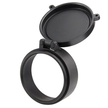 Load image into Gallery viewer, 30mm-69mm Transparent Airsoft Hunting Rifle Scope Lens Cover Flip Up Quick Spring Protection Cap Objective Lense Lid
