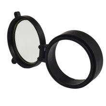 Load image into Gallery viewer, 30mm-69mm Transparent Airsoft Hunting Rifle Scope Lens Cover Flip Up Quick Spring Protection Cap Objective Lense Lid
