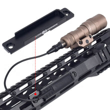 Load image into Gallery viewer, Tactical Remote Switch Mounting Slot M-LOK Rail CNC M300 M600 Flashlight DBAL-A2 Pressure Pad Switch Accessories
