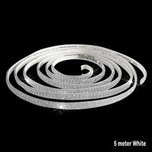 Load image into Gallery viewer, 1m/5m 3.2ft/16ft Car DIY Auto Decorative Stickers Crystal Diamond Car Decoration Accessories Double Rows Stickers Auto Interior Cover
