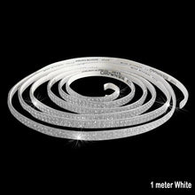 Load image into Gallery viewer, 1m/5m 3.2ft/16ft Car DIY Auto Decorative Stickers Crystal Diamond Car Decoration Accessories Double Rows Stickers Auto Interior Cover
