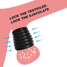 Load image into Gallery viewer, Male Scrotum Ring Ejaculation Delay Penis Ring Bondage Erection Ball Ring Delay Ring Reusable Enlargement Ball Stretcher Sex Toy
