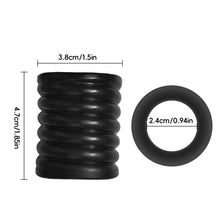 Load image into Gallery viewer, Male Scrotum Ring Ejaculation Delay Penis Ring Bondage Erection Ball Ring Delay Ring Reusable Enlargement Ball Stretcher Sex Toy
