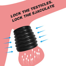 Load image into Gallery viewer, Male Scrotum Ring Ejaculation Delay Penis Ring Bondage Erection Ball Ring Delay Ring Reusable Enlargement Ball Stretcher Sex Toy
