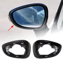 Load image into Gallery viewer, Car Exterior Side Mirror Housing Frame Holder For Ford Fiesta MK7 09-15 Glossy Glass Surround Rear View Mirror Frame Bracket Accessories
