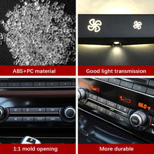 Load image into Gallery viewer, 11/12/14pcs Car Interior Dashboard Air Conditioner AC Button Heater Switch Cover Kit For BMW 5 6 7 Series X5 X6 F10 F18 F06 F12 F01 F02 F15 F16
