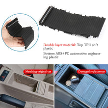 Load image into Gallery viewer, Car Center Console Water Drink Cup Holder Sliding Roller Blind Curtain Rear Console Storage Tray Cover For BMW E46 3 Series 1998-2005
