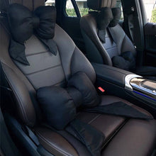 Load image into Gallery viewer, Car Headrest Neck Pillow Bow Seat Pillow Waist Cushion for Four Seasons Accessories Automotive
