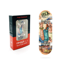 Load image into Gallery viewer, Wooden Fingerboard Set Finger Scooter Finger Skate Board Maple Wood Professional Mini Skateboard Kid Toys for Boys
