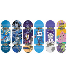 Load image into Gallery viewer, Wooden Fingerboard Set Finger Scooter Finger Skate Board Maple Wood Professional Mini Skateboard Kid Toys for Boys
