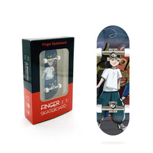 Load image into Gallery viewer, Wooden Fingerboard Set Finger Scooter Finger Skate Board Maple Wood Professional Mini Skateboard Kid Toys for Boys
