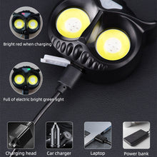 Load image into Gallery viewer, 1PC Outdoor Multi-Function Owl LED Strong Light Induction Light Portable Removable Camping Fishing Headlight COB Warning Lamp
