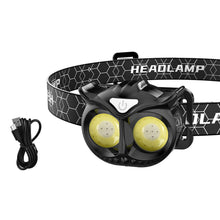 Load image into Gallery viewer, 1PC Outdoor Multi-Function Owl LED Strong Light Induction Light Portable Removable Camping Fishing Headlight COB Warning Lamp
