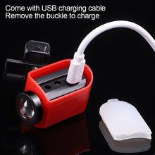 Load image into Gallery viewer, 1PC Raft Fishing Rod Light Night Fishing Special Blue Light Seven Color Cap Clamp Light USB Charging Fishing Gear Accessories
