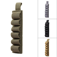 Load image into Gallery viewer, 1PC Outdoor Multi-Function EDC 6-Hole Shotgun Ammunition Bag Self-Adhesive Cloth MOLLE Tactical Accessories
