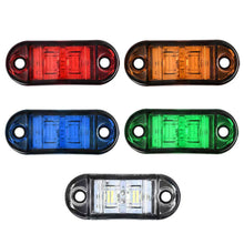 Load image into Gallery viewer, 12V- 24V Trailer Truck Side Clearance Marker Lamp Warning Lights 2LED Side Marker Lamp Marker Caravan
