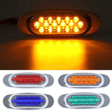Load image into Gallery viewer, 16LED 24V Truck LED Side Marker Light Position Clearance Lights Trailer Explosive Flashing Light
